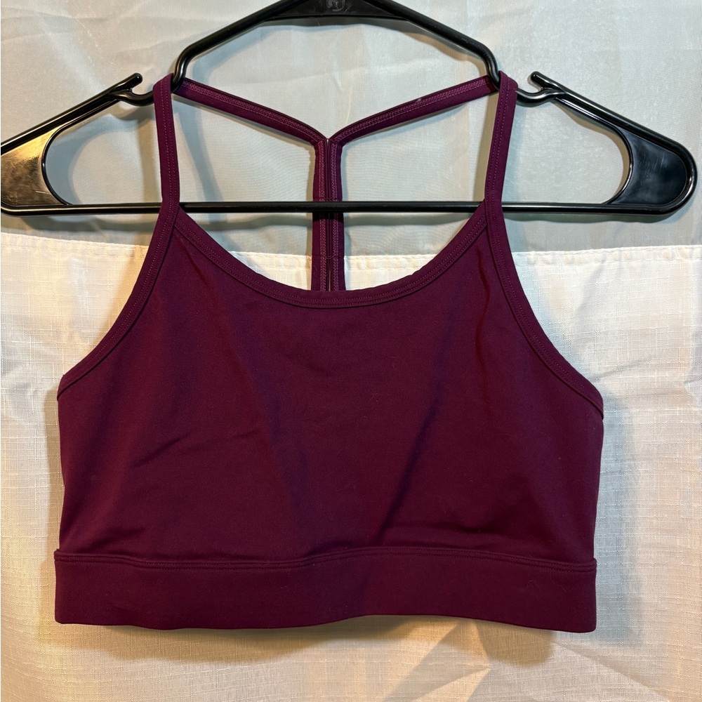 Vital Apparel Burgundy Sports Bra